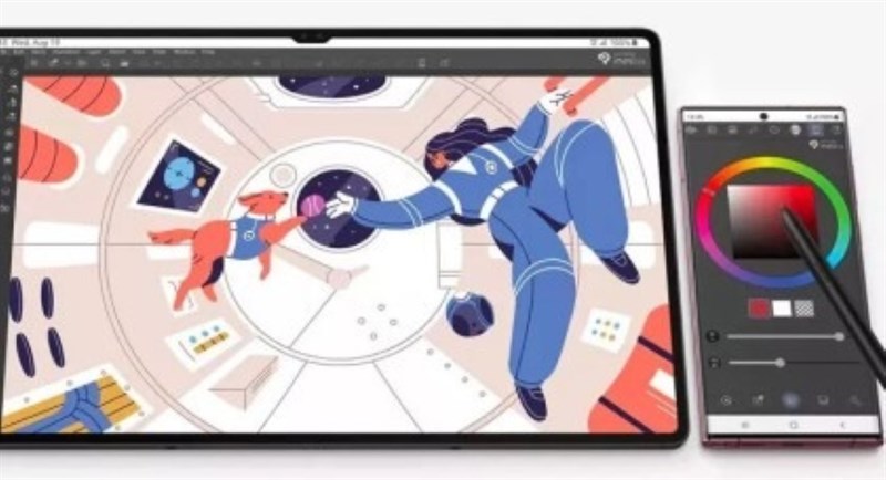 Rò rỉ ảnh thực tế Galaxy Tab S8 Ultra ngay tại Việt Nam Rò rỉ ảnh thực tế Galaxy Tab S8 Ultra ngay tại Việt Nam