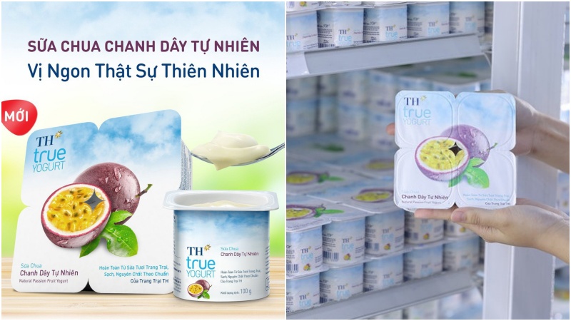 Sữa chua TH True Yogurt chanh dây