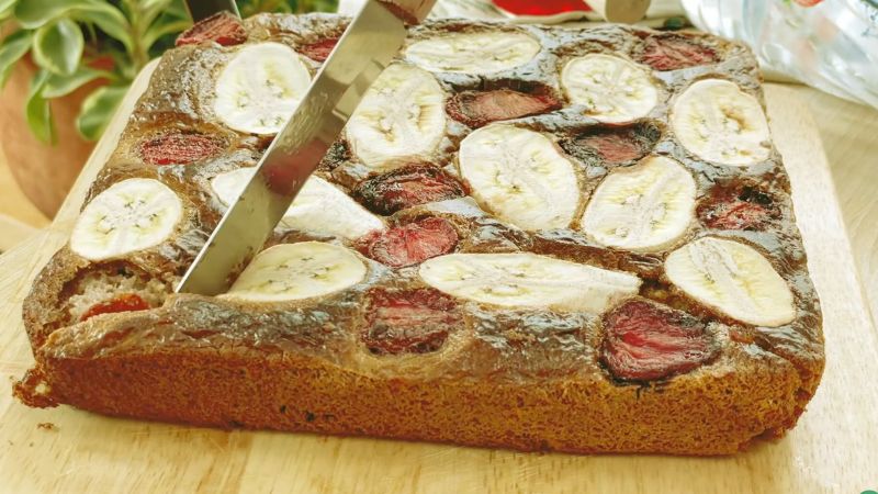 How to make strawberry oat cakes with an oil-free fryer that is both delicious and beautiful