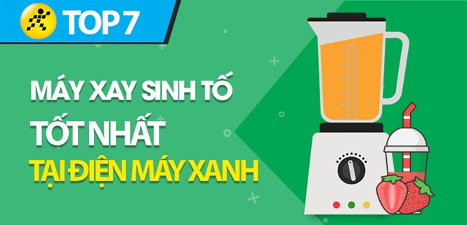 Top 7 Máy xay sinh tố tốt nhất đang kinh doanh tại Điện máy XANH