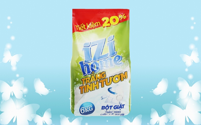 Bột giặt IZI HOME trắng tinh tươm