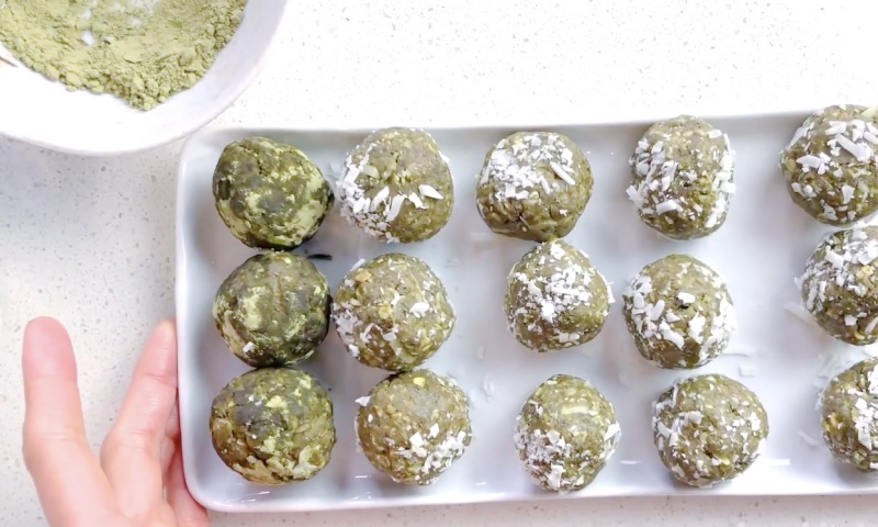 How to make green tea oat cake without oven is good for health