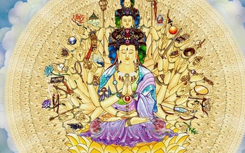 Hình tượng Phật Bà Nghìn Mắt Nghìn Tay
