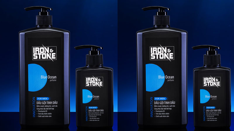 Dầu gội tinh dầu Iron Stone For Men Blue Ocean