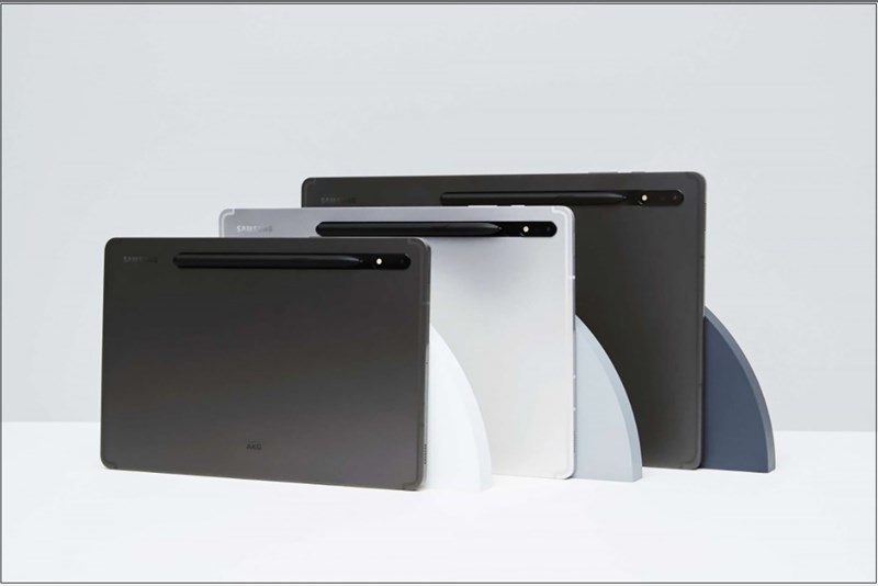 Hình ảnh tiếp thị của Samsung Galaxy Tab S8 series bất ngờ rò rỉ