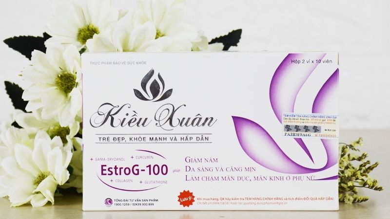 Viên uống Kiều Xuân có tác dụng làm tăng sản sinh estrogen, điều hòa kinh nguyệt