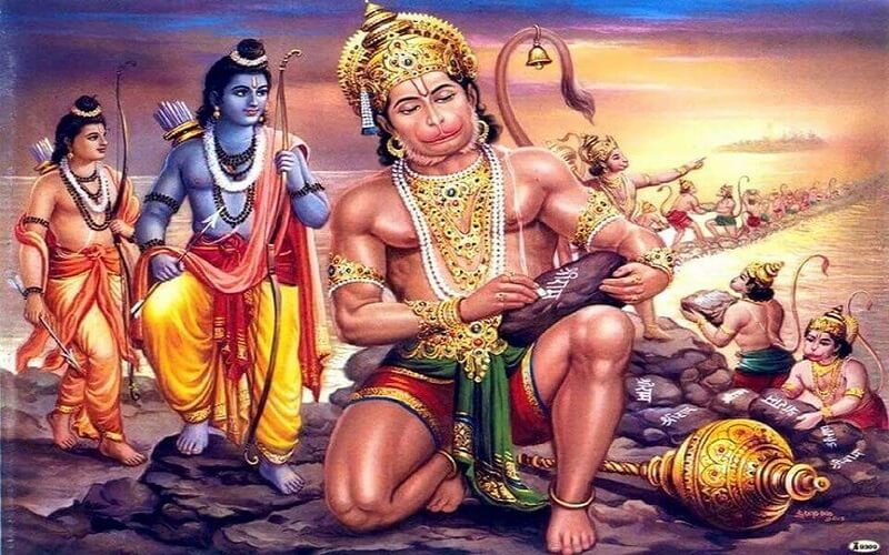 Đạo Hindu có thần khỉ Hanuman trong sử thi Ramayana