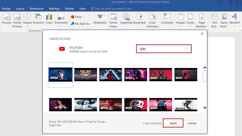 Hướng dẫn cách chèn video online vào trong Microsoft Word cực kỳ nhanh chóng và đơn giản