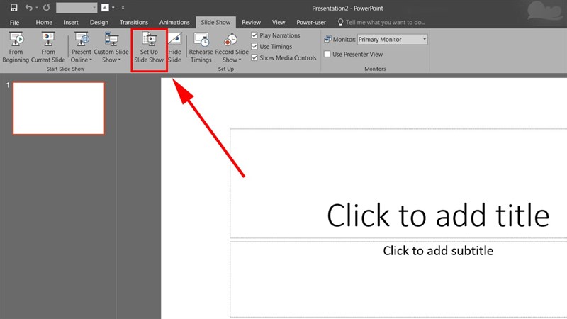 Cách lặp lại slide tự động trong PowerPoint