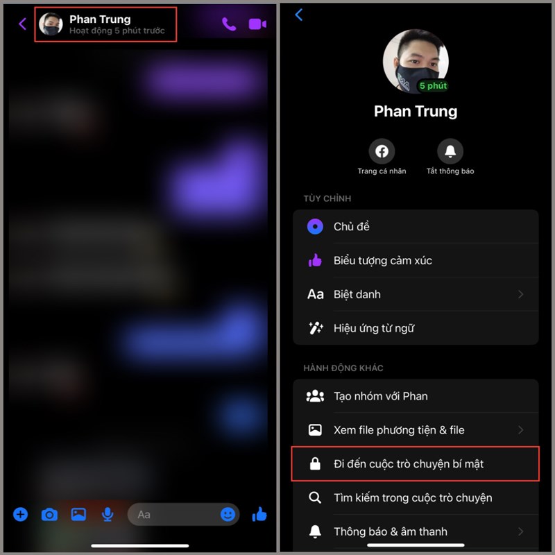 Cách bảo mật tin nhắn trên Messenger