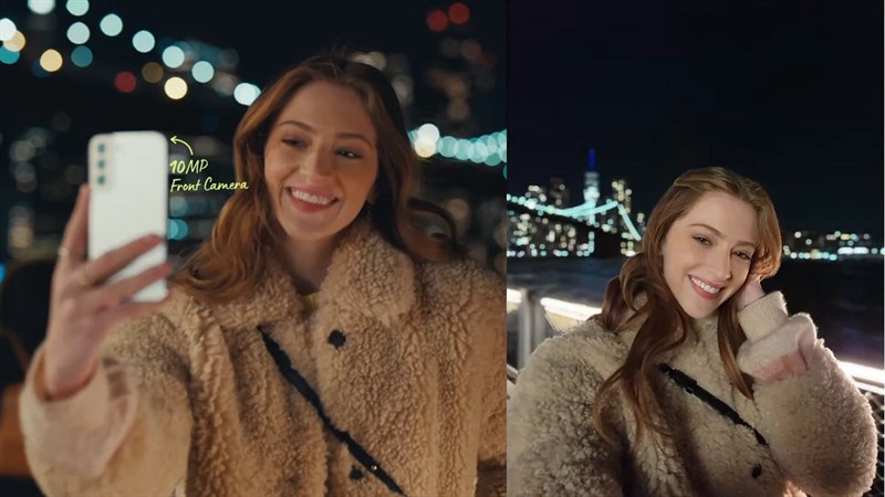 Chụp ảnh selfie sắc nét cùng camera selfie 10 MP của Samsung Galaxy S22+