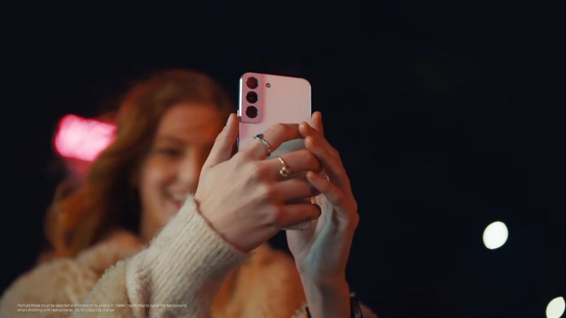 Samsung Galaxy S22+ được trang bị cụm camera sắc nét với cảm biến chính có độ phân giải 50 MP hỗ trợ OIS