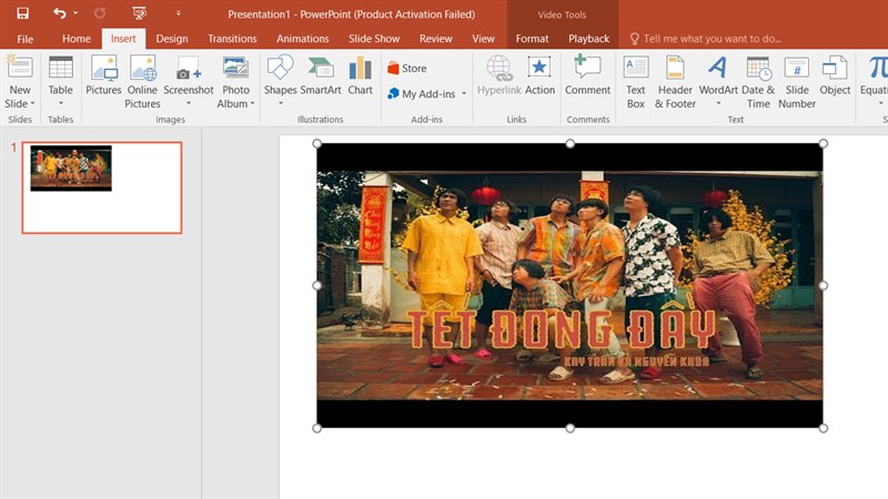 Hướng dẫn cách chèn video online YouTube vào PowerPoint