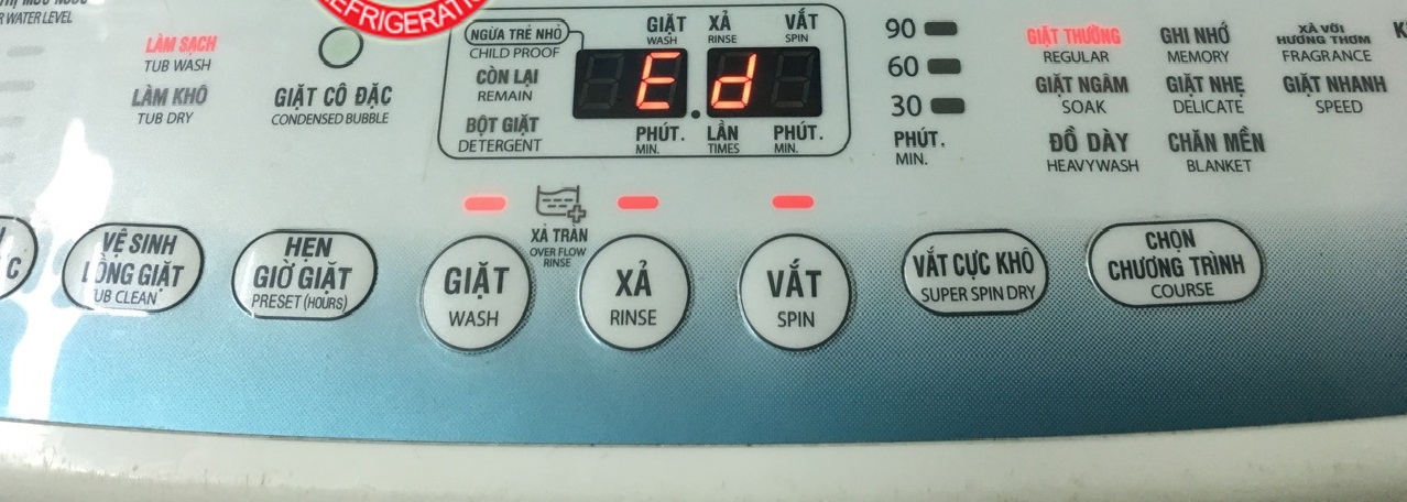 What is Toshiba washing machine ED error? The exact cause and how to fix it