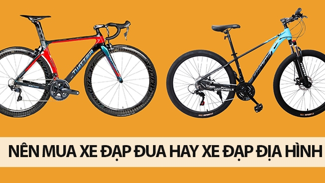 Nên mua xe đạp Road (Xe đạp đua) hay MTB (Xe đạp địa hình)?