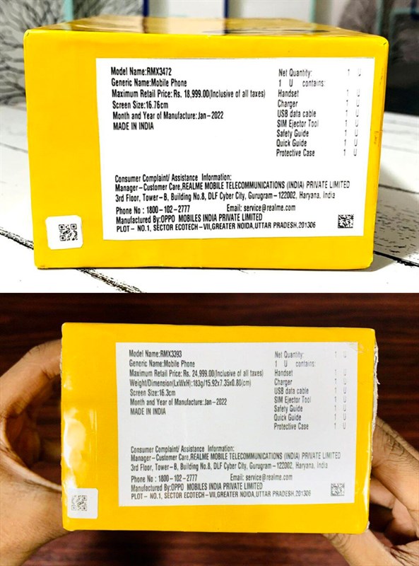 Rò rỉ giá bán của Realme 9 Pro và Realme 9 Pro+