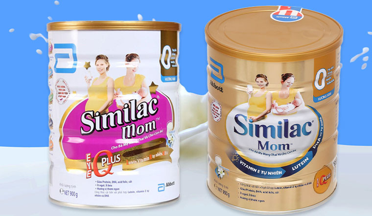 Sữa bột Abbott Similac Mom bổ sung dinh dưỡng cho mẹ mang thai và cho con bú