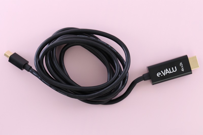 Cáp HDMI của eValu cho chất lượng truyền tải dữ liệu ổn định
