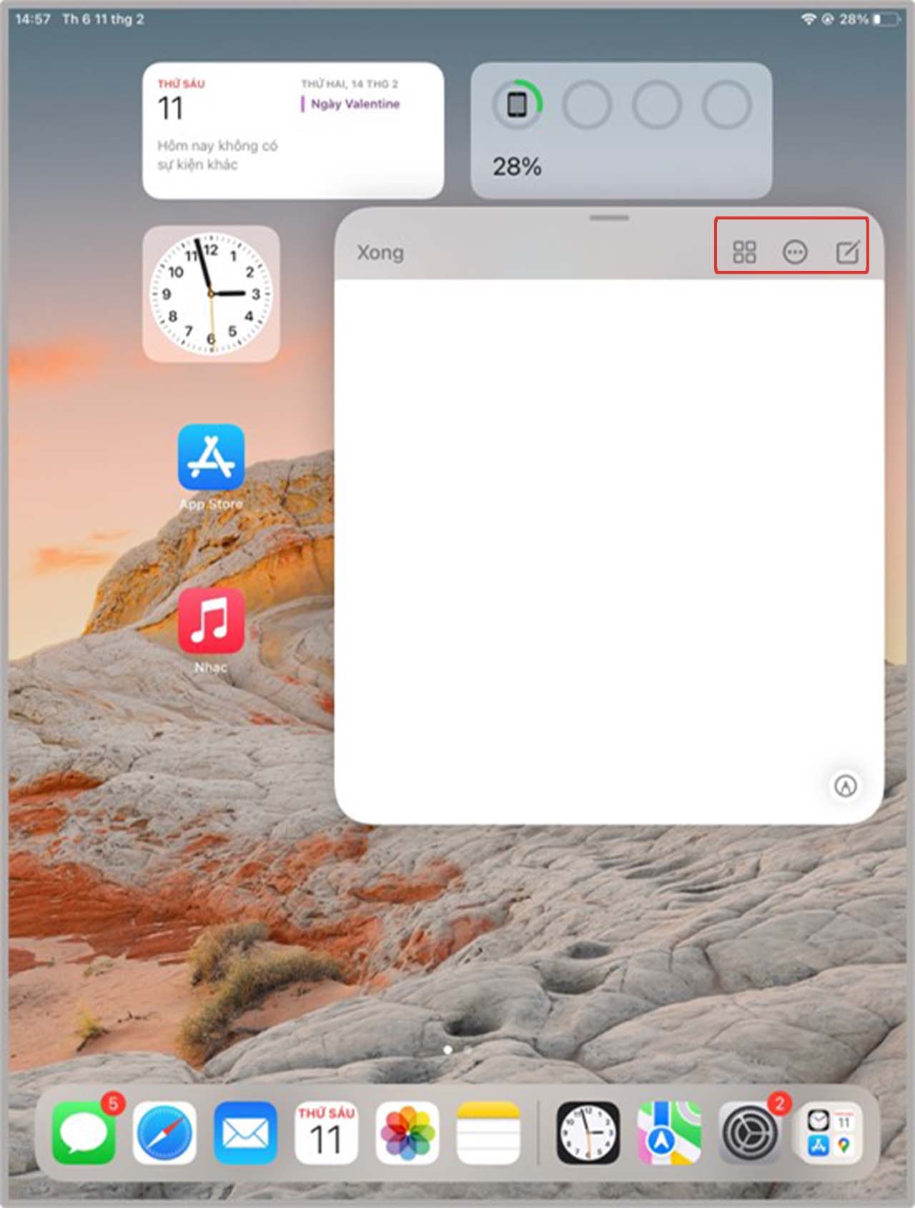 Cách tạo ghi chú nhanh trên iPad Cách tạo ghi chú nhanh trên iPad