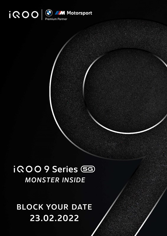 Teaser chính thức của iQOO 9