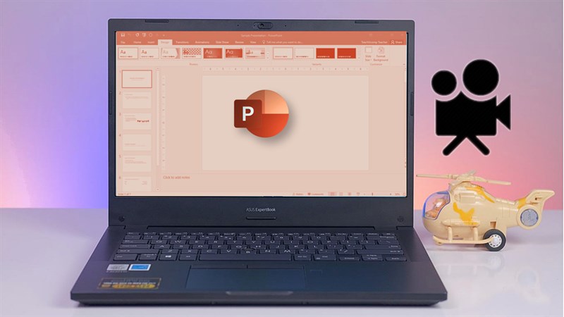 Cách quay video màn hình bằng PowerPoint 2016