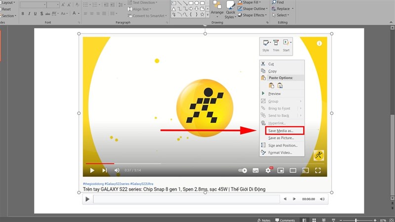 Cách quay video màn hình bằng PowerPoint 2016