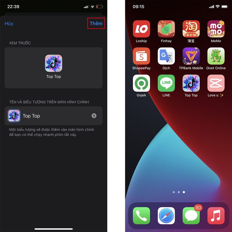 Cách đổi icon và tên ứng dụng trên iPhone siêu đơn giản