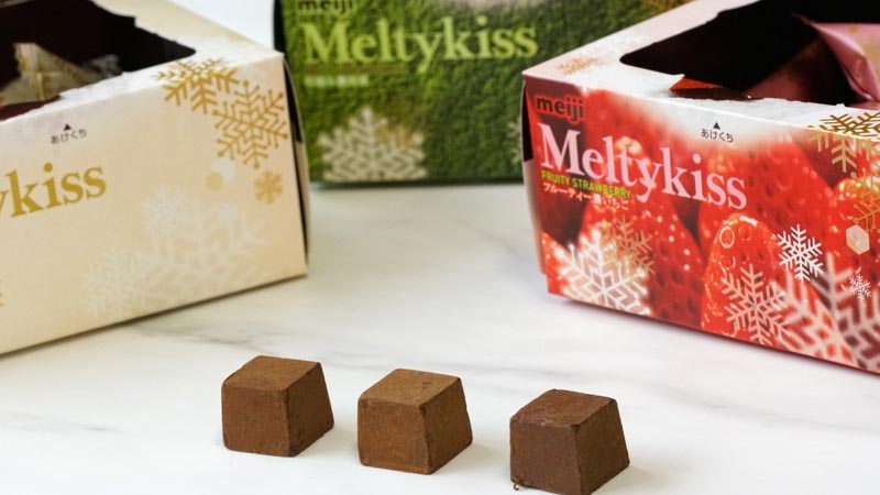 Nama chocolate Meiji Melty Kiss First Flush