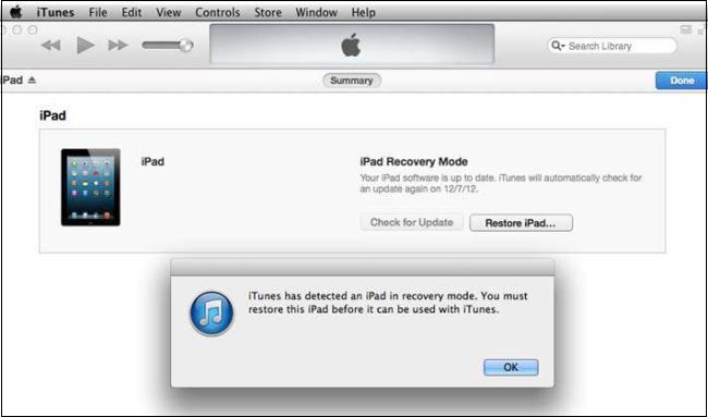 Cách mở khóa iPad không thể đồng bộ với iTunes