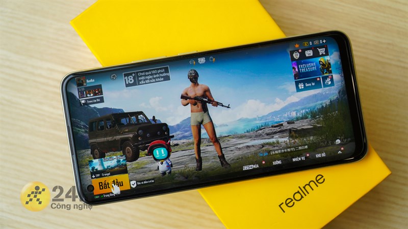 Chơi PUBG Mobile trên Realme 8 Pro