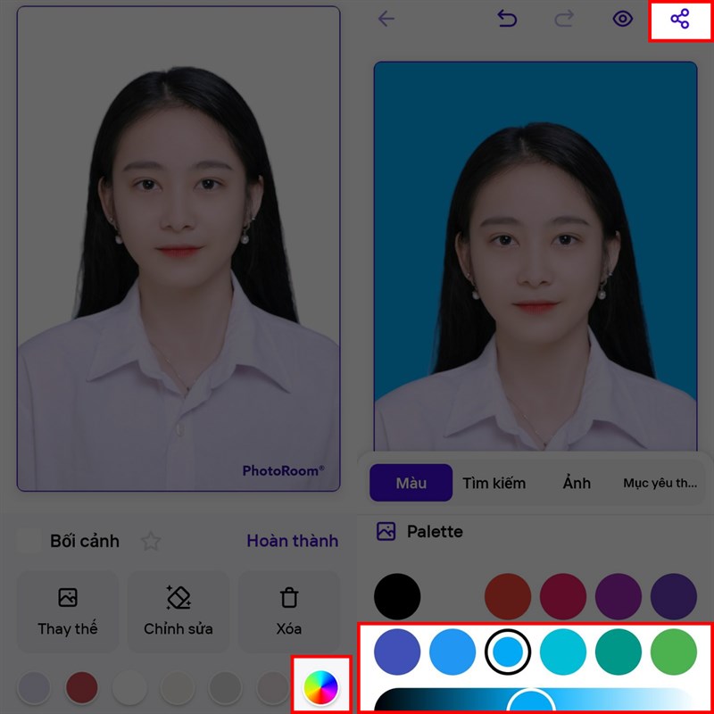 Cập nhập app phông xanh mới nhất