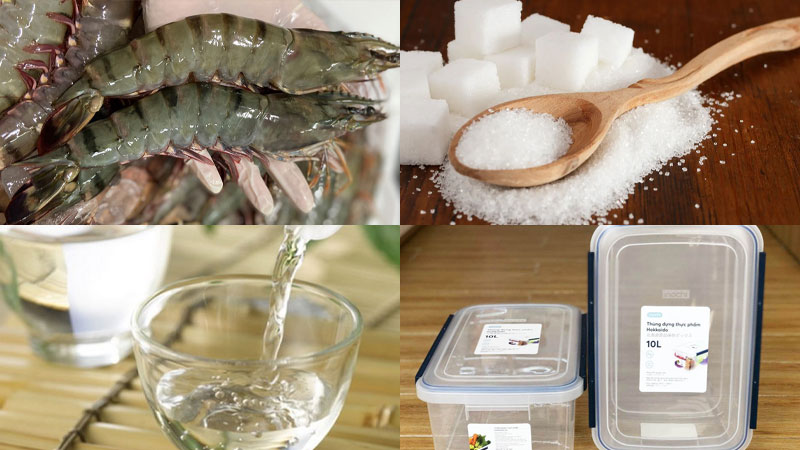Nguyên liệu trữ đông tôm đúng cách Nguyên liệu trữ đông tôm đúng cách