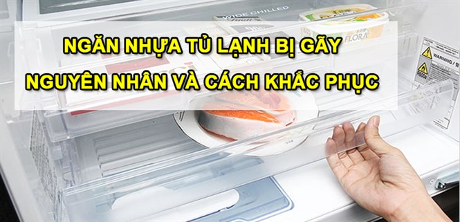 Ngăn nhựa tủ lạnh bị gãy? Nguyên nhân và cách khắc phục an toàn nhất