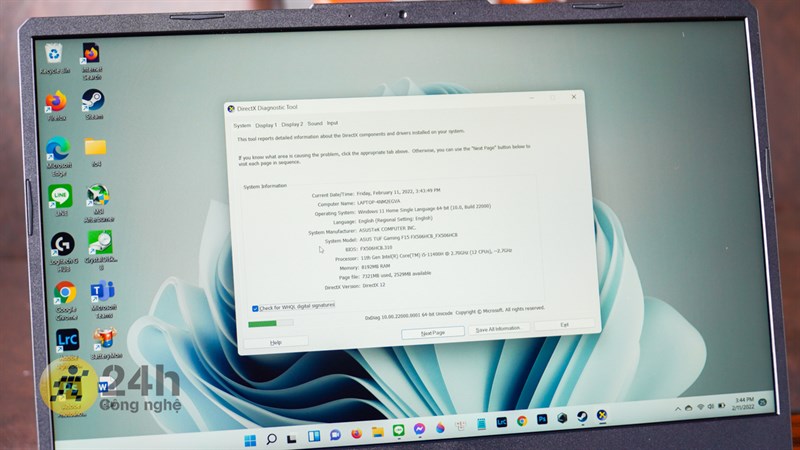 ASUS TUF Gaming FX506HCB (HN144W) được cung cấp sức mạnh bởi con chip Intel Core i5 Tiger Lake.