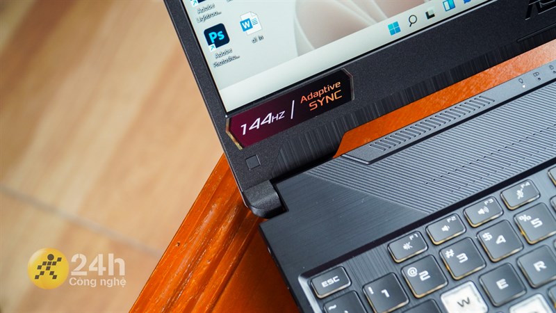 ASUS TUF Gaming FX506HCB (HN144W) chỉ ở mức tạm ổn, có thể do phải gánh màn hình 144 Hz.