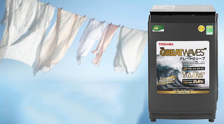 Máy giặt Toshiba Inverter 9.0 kg AW-DK1000FV(KK) 