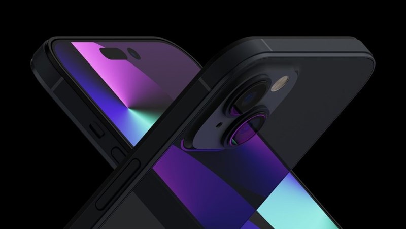 Concept iPhone 14 Max màu Midnight