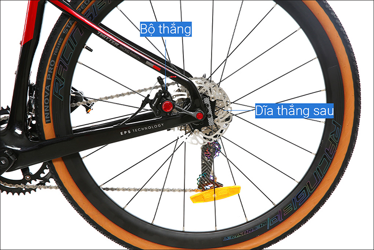 Xe đạp thể thao Road Twitter Gravel PB Hybrid 29 inch Size S được trang bị hệ thống phanh đĩa an toàn