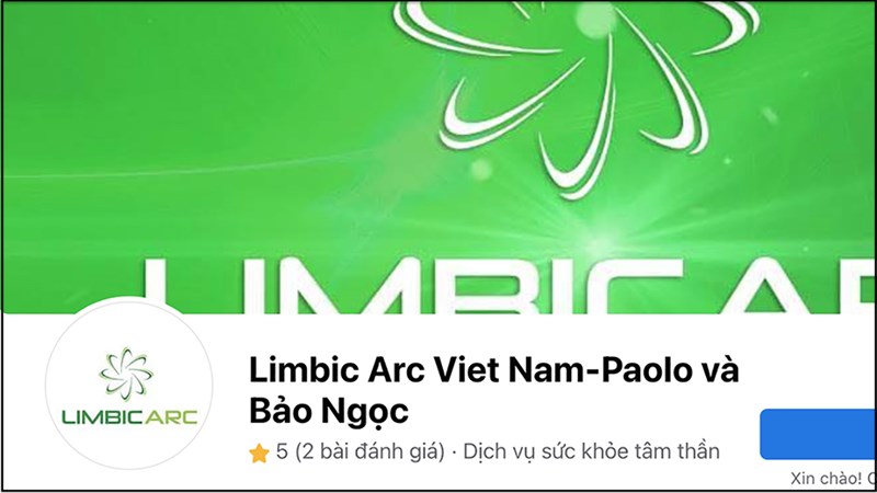 Fanpage được cho là của ứng dụng Limbic Arc