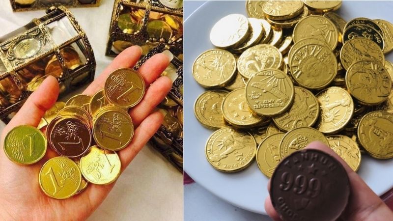 Top 3 chocolate coin samples as unique gifts for Valentine