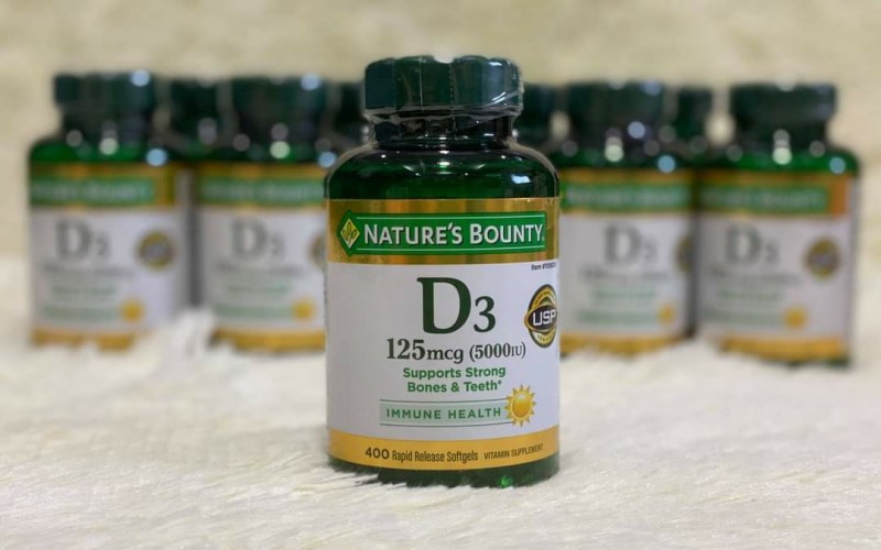 Viên uống Nature's Bounty D3 5000 IU