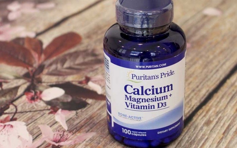 Viên uống Puritan's Pride Calcium Magnesium Vitamin D3