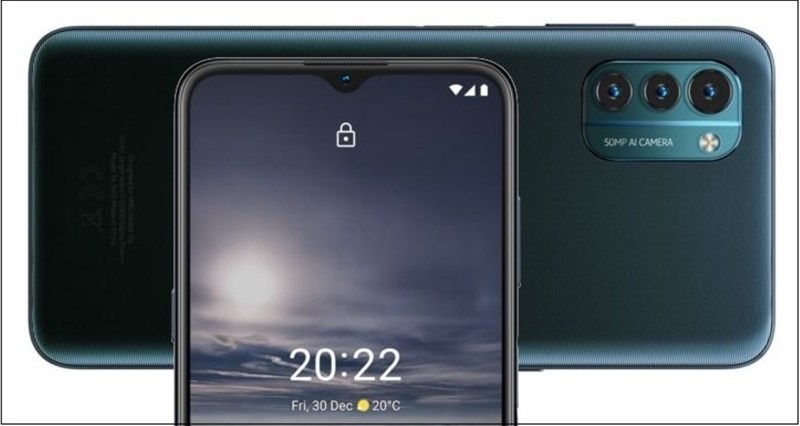 Nokia G21 là thiết bị thuộc dòng G đầu tiên có màn hình tần số quét cao, cụ thể là 90 Hz. Nguồn: Nokia.