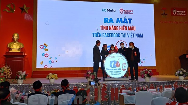 Ra mắt tính năng hiến máu trên Facebook tại Việt Nam