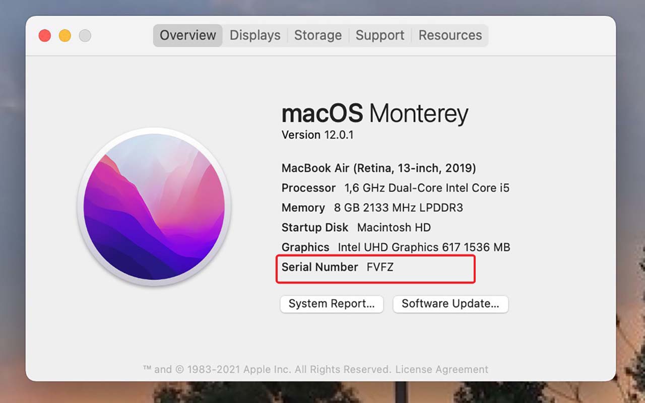 Cách kiểm tra bảo hành MacBook