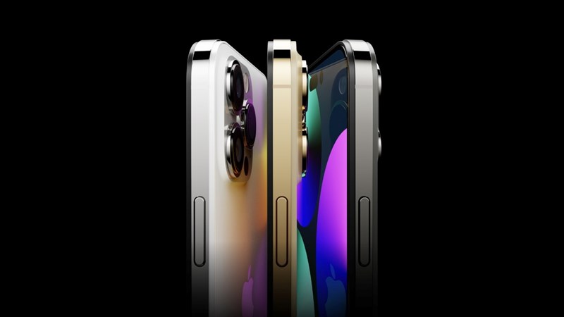 Concept iPhone 14 Pro với 3 tùy chọn màu sắc. Nguồn: VovaLD.