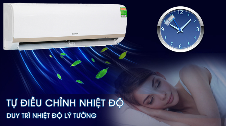 Trọn giấc với chế độ ngủ đêm cùng máy lạnh Comfee