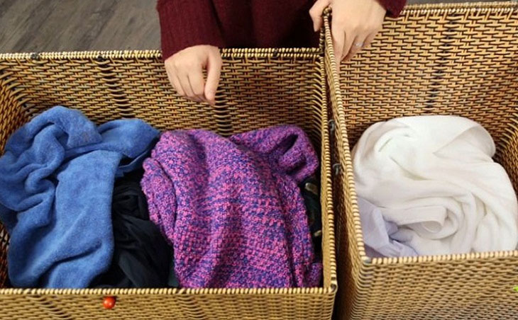 Phân loại trước khi giặt giúp tăng tuổi thọ cho quần áo