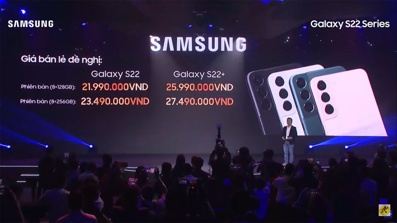 Galaxy S22 series ra mắt ở Việt Nam: Cấu hình tốt, giá từ 21.99 triệu