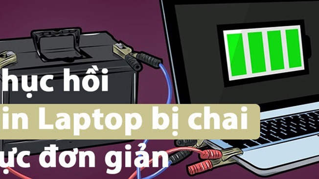 Nguyên nhân và cách khắc phục pin laptop bị phồng